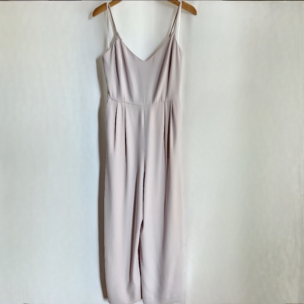 🇨🇦 Aritzia Babaton Light Purple Sleeveless Crepe Jumpsuit - Picture 6 of 14
